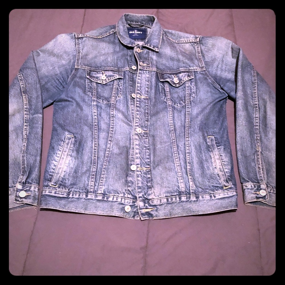 Mens Blue jean (denim) jacket L
